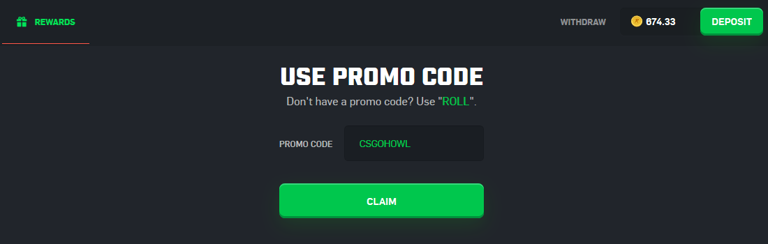 CSGORoll Promo Code
