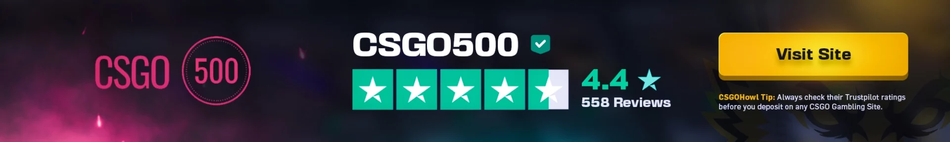 CSGO500 Trustpilot Reviews