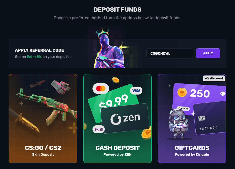 How to use a CSGOGem Promo Code